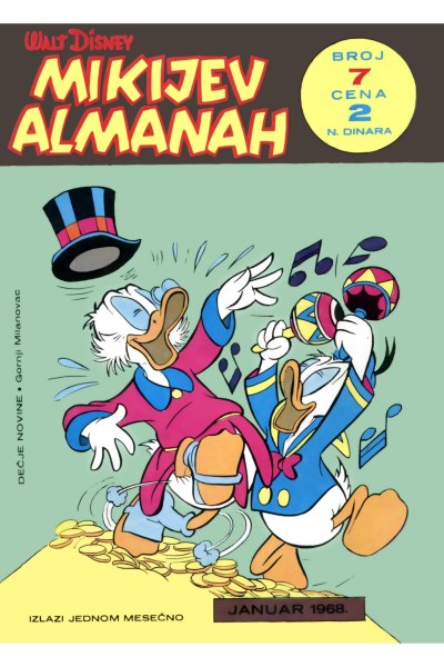 Mikijev Almanah 0007 (1968) (vojcan & fife) (SZ)