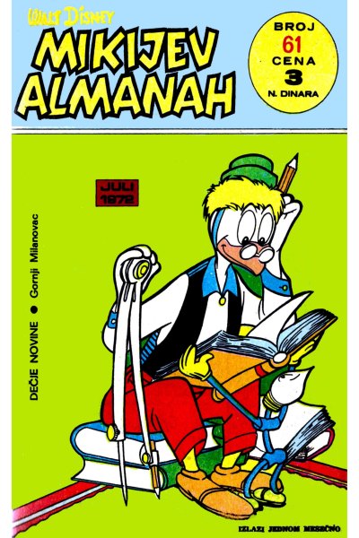 Mikijev Almanah 0061 (1972) (Zmaj & duby) (BDS)