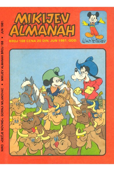 Mikijev Almanah 0168 (1981) (enwil & Tvinsi) (SZ)