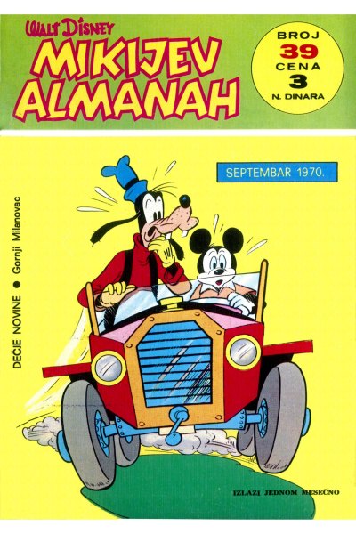 Mikijev Almanah 039 (1970) (ex-YU) (Damir & MickRC)