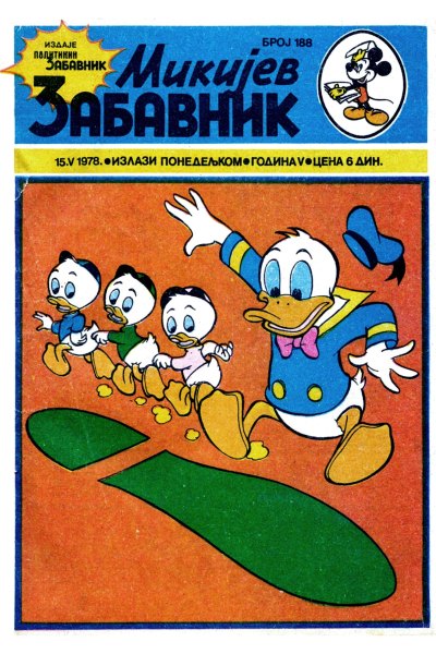 Mikijev Zabavnik 0188 (1978) (Cirilica) (Team Bds)