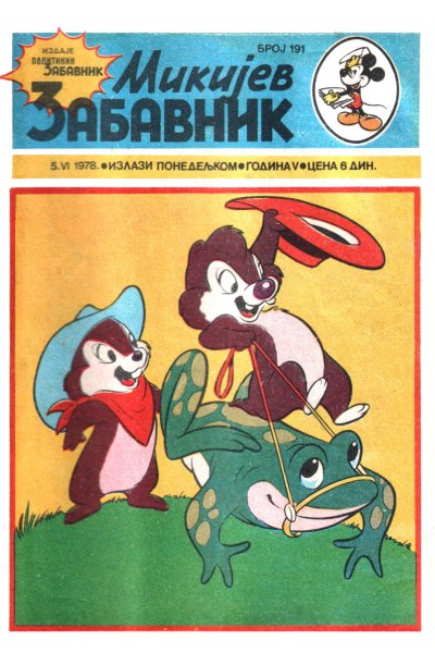 Mikijev Zabavnik 0191(Bob Bennn&Enwil) Sz