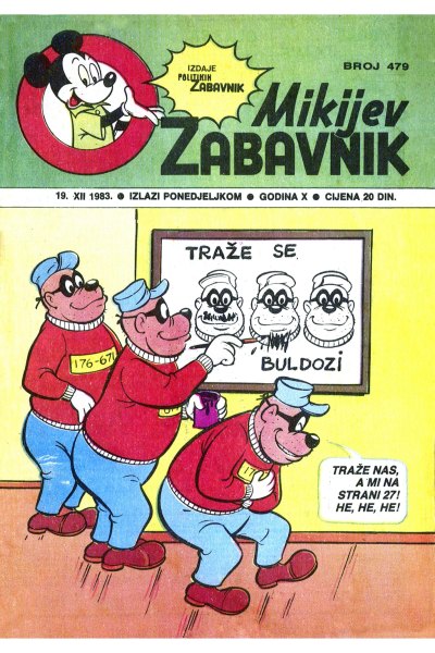 Mikijev Zabavnik 0479 Latinica (Damir & Skeleton) (Sz)