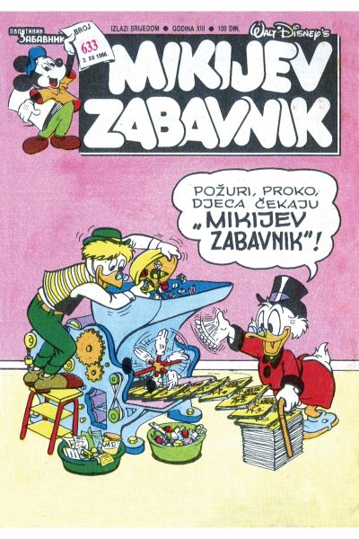 Mikijev Zabavnik 0633 03.12.1986 Latinica (Damir & Skeleton) (Sz)