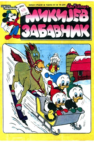 Mikijev Zabavnik 0638 (1987) (Cirilica) (Duby&Dzeronimo Bds)