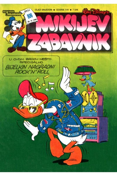 Mikijev Zabavnik 806 Latinica (Pz 28.03.1990) Obrada [Darios&Esad](Sz)