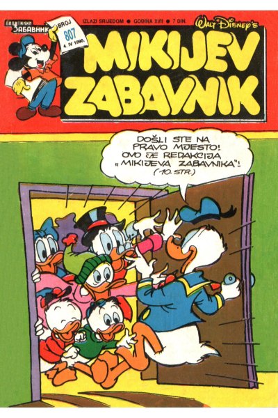 Mikijev Zabavnik 807(Darios&Enwil) Sz